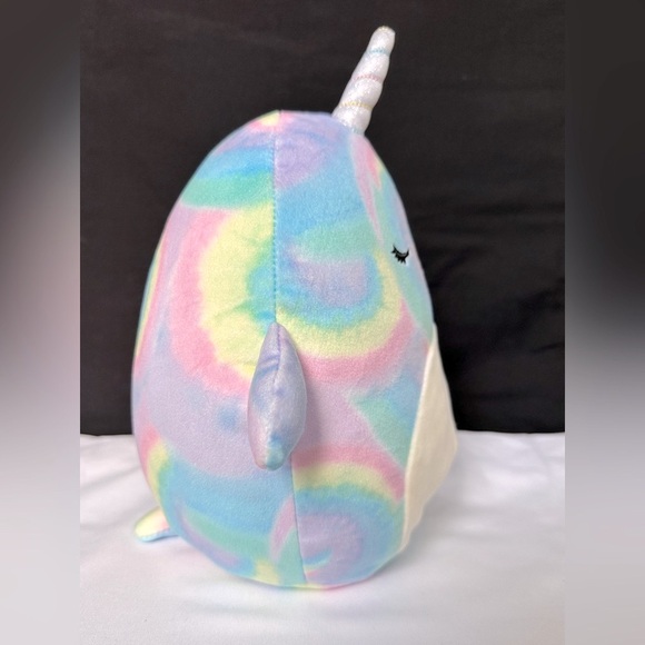 Squishmallow Tye Die Ter the Narwhal 10" Brand New - Picture 2 of 6